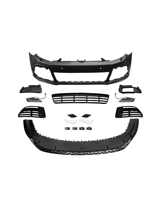 Pare-chocs avant look R20 VW Golf VI avec radars MTuning