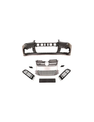 Grille de pare-chocs sport VW Golf V gris argent mat 2003-2008