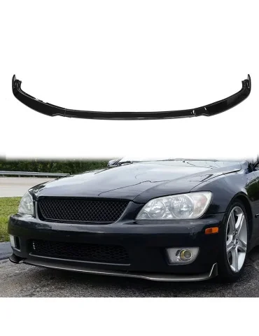 Lame de pare-chocs avant Lexus IS I noir brillant ABS