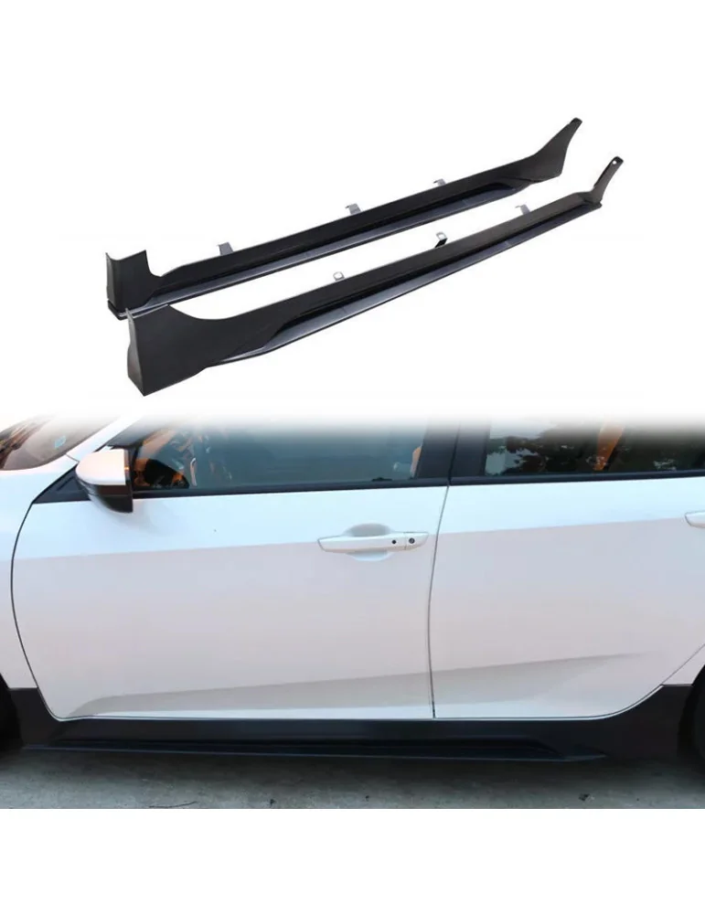 Bas de caisse style Mugen Honda Civic X en polypropylène