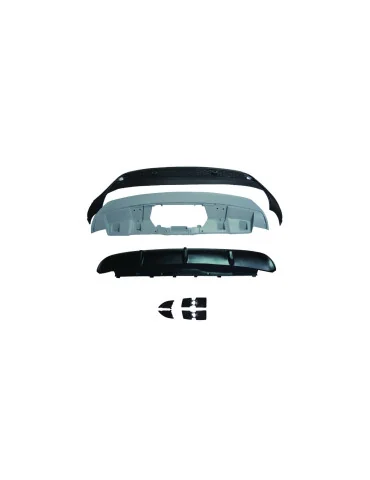 Diffuseur arrière sport BMW X6 E71 / E72 noir mat 2007-2014