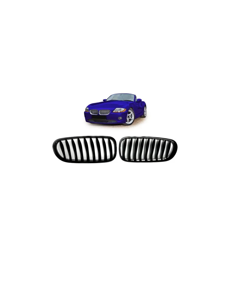 Calandre sport Single Line BMW Z4 E85 / E86 noir mat 2002-2008