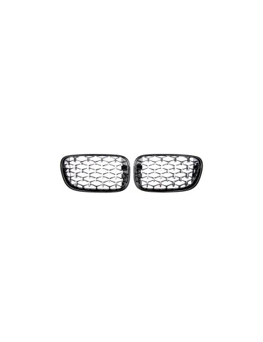 Calandre sport BMW Série 7 G11 / G12 noir brillant et chrome