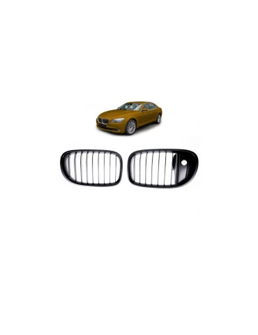 Calandre sport BMW Série 7 F01 / F02 noir mat avec caméra