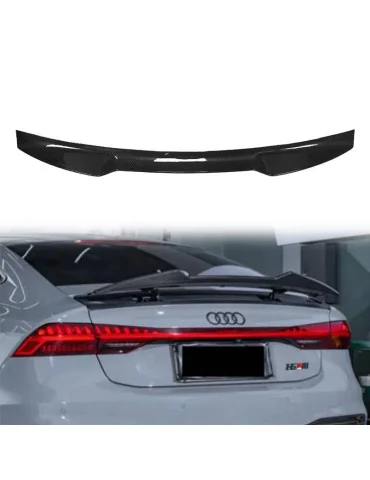 Becquet de coffre Audi A7 C8 Sportback en carbone