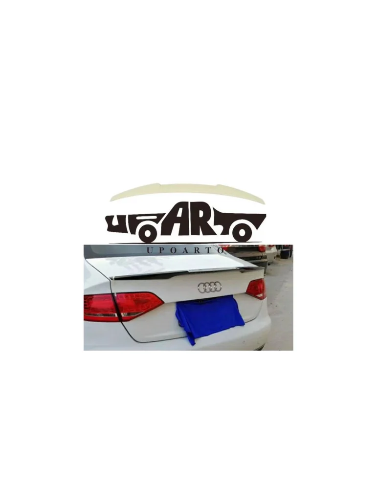 Becquet de coffre Audi A4 B8 berline avant restylage noir brillant
