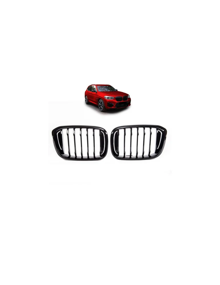 Calandre Single Line BMW X3 G01 / X4 G02 noir brillant 2017-2021
