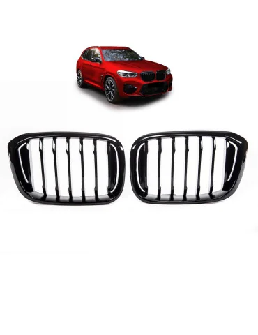 Calandre Single Line BMW X3 G01 / X4 G02 noir brillant 2017-2021