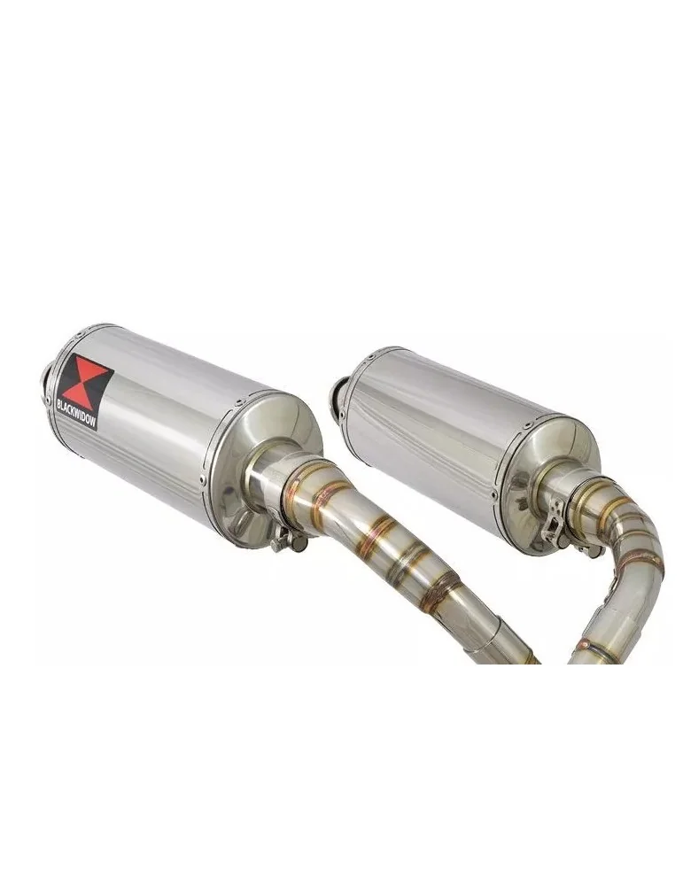 MSX 125 GROM 1-2 Par paire Ligne complète & Silencieux Ovale En Inox 300mm