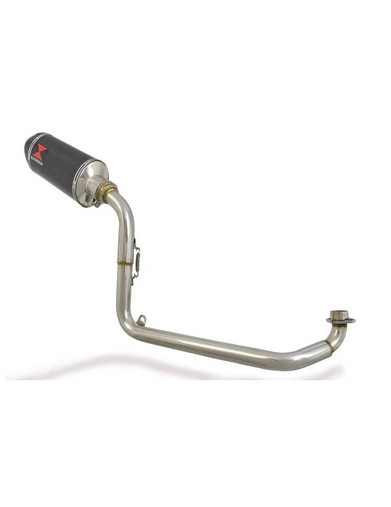 MSX 125 GROM Ligne complète & Silencieux Ovale En Carbone + Carbone Tip 300mm