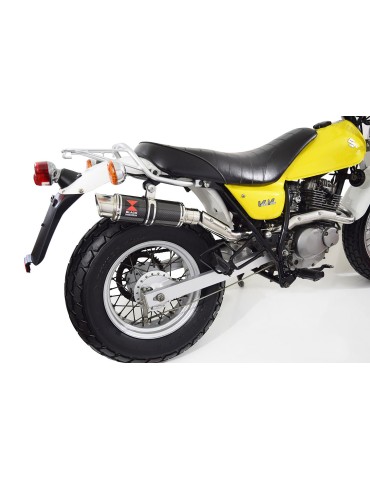 Suzuki RV 125 / RV 250 VAN VAN 2003 - 2018 Ligne complète & Silencieux GP Rond En Carbone 230mm
