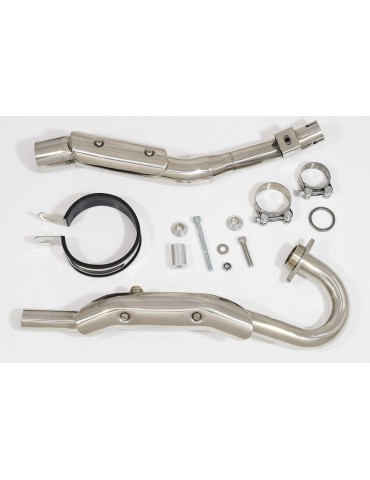 Suzuki RV 125 / RV 250 VAN VAN 2003 - 2018 Ligne complète & Silencieux Rond en Inox 300mm