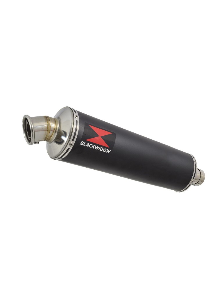 Suzuki RV 125 / RV 250 VAN VAN 2003 - 2018  Ligne complète & Silencieux Rond Noir en Inox 400mm