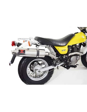Suzuki RV 125 / RV 250 VAN VAN 2003 - 2018  Ligne complète & Silencieux Ovale en Inox 400mm