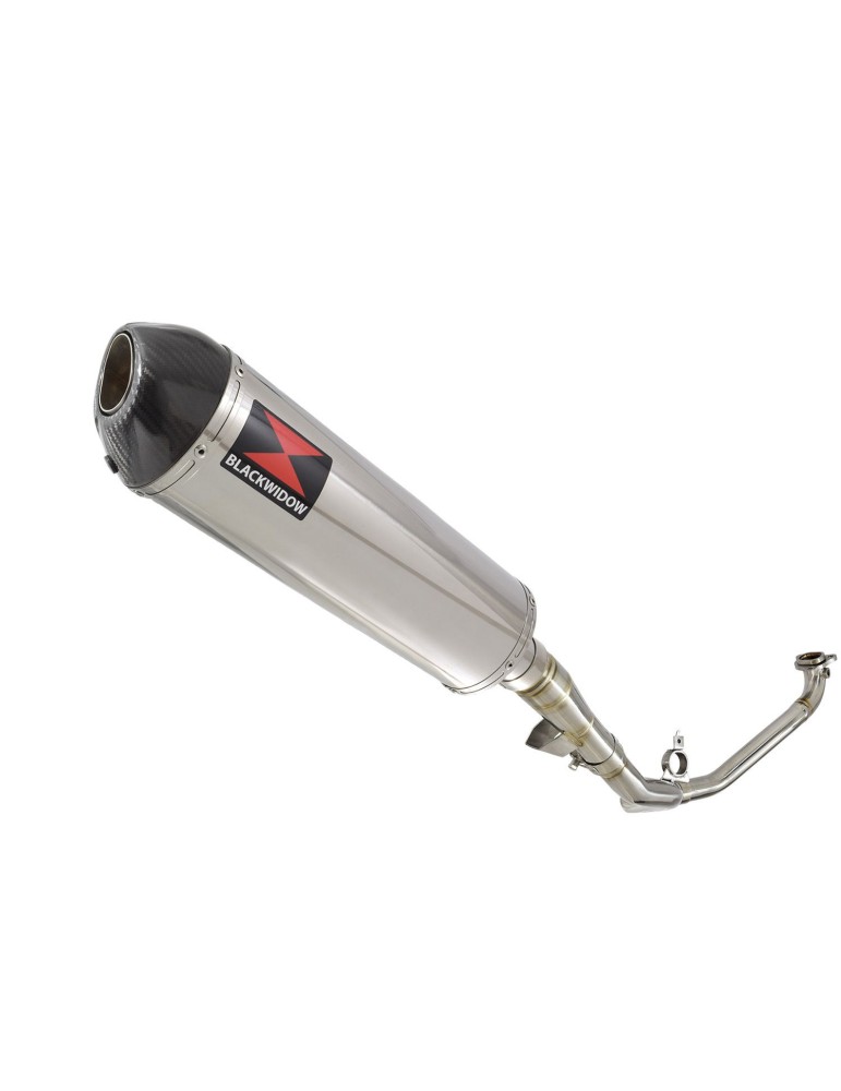 Honda NC 700 750 Integra 700 750 Decata Ligne complète / Silencieux Ovale Inox + Carbone Tip 400mm