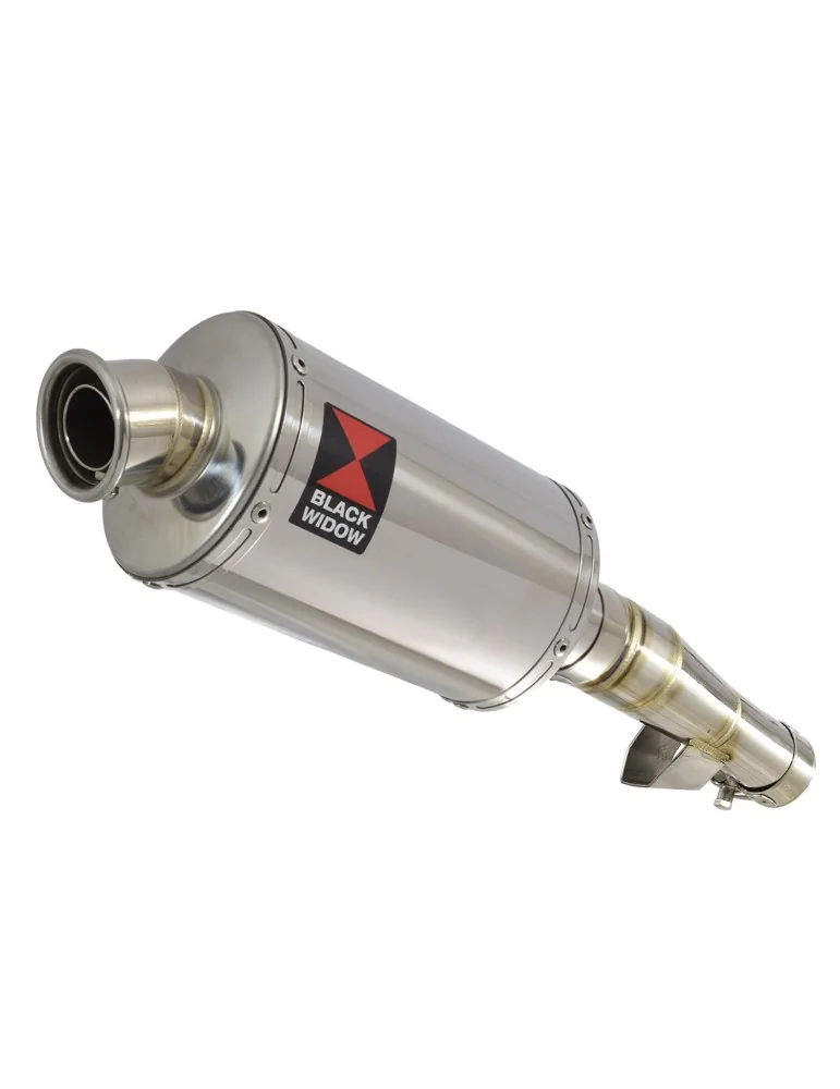 Honda NC 700 750 Integra 700 750 Tube de raccord + Silencieux Ovale Inox 230mm