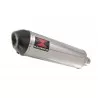 Suzuki RV 125 / RV 250 VAN VAN 2003 - 2018  Silencieux Ovale En Inox & Canule en Carbone 400mm