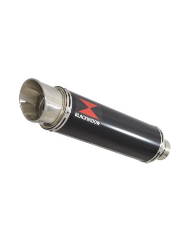 Suzuki RV 125 / RV 250 VAN VAN 2003 - 2018 Silencieux GP Rond Noir en Inox 360mm
