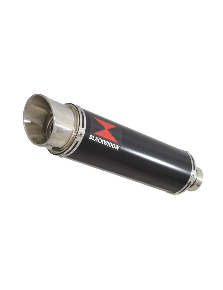 Suzuki RV 125 / RV 250 VAN VAN 2003 - 2018 Silencieux GP Rond Noir en Inox 360mm