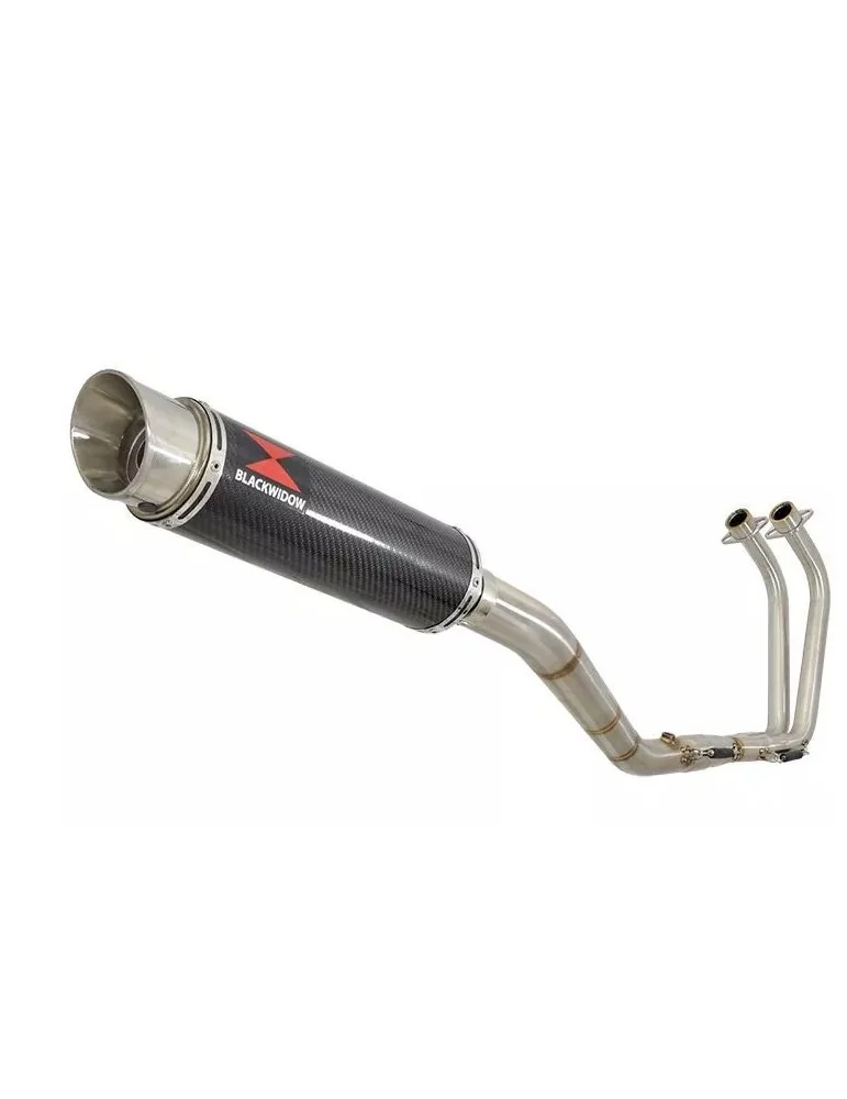 YZF R3 YZF R25 2015 - 2017 Decata Ligne complète + Silencieux GP Style Rond En Carbone 360mm