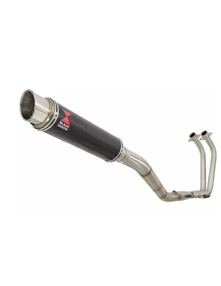 YZF R3 YZF R25 2015 - 2017 Decata Ligne complète + Silencieux GP Style Rond En Carbone 350mm