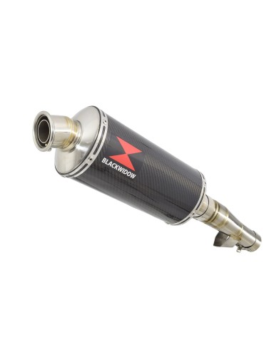 Honda NC 700 750 Integra 700 750 Tube de raccord + Silencieux Ovale En Carbone 300mm