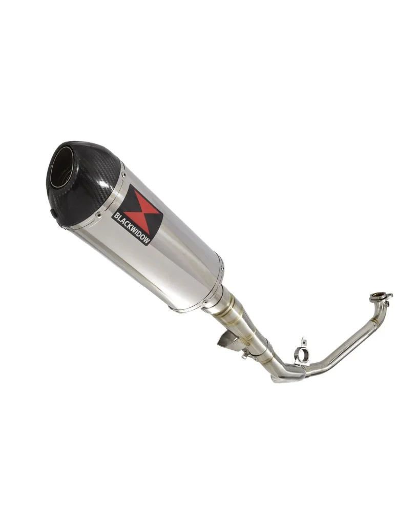 Honda NC 700 750 Integra 700 750 Decata Ligne complète / Silencieux Ovale Inox + Carbone Tip 300mm