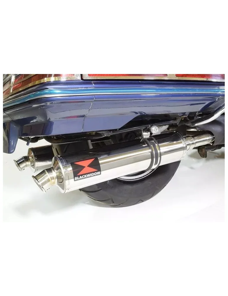 GL1500 GL 1500 GOLDWING Exhaust Silencieuxs Rond En Inox 450mm