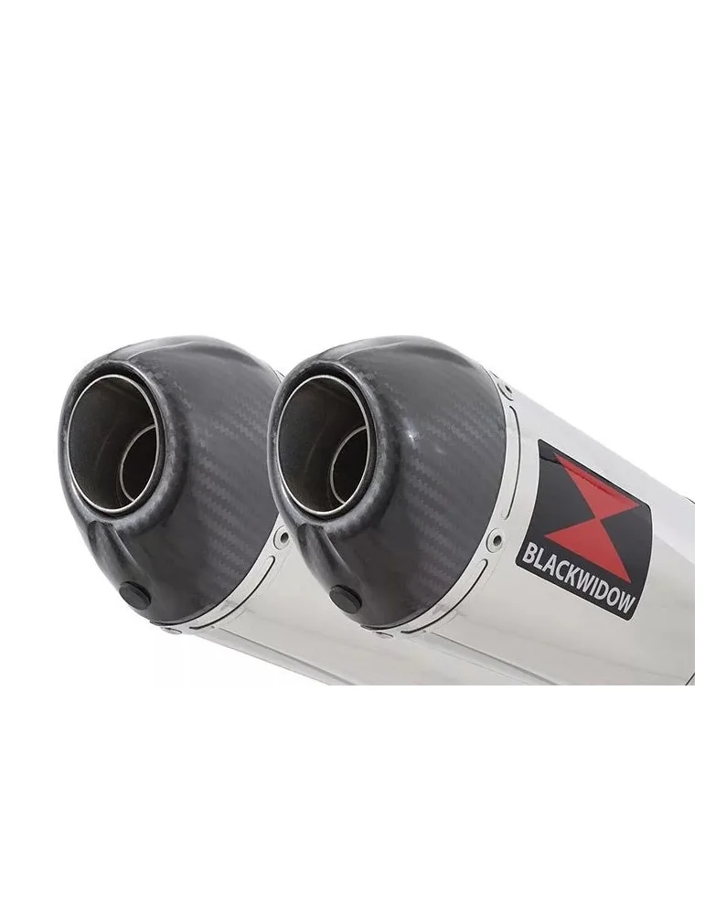 GL1500 GL 1500 GOLDWING Kit & Silencieux Ovale En Inox + Carbone Tip 400mm