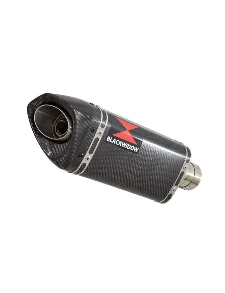 Suzuki RV 125 / RV 250 VAN VAN 2003 - 2018 Silencieux Tri Ovale En Carbone 250mm