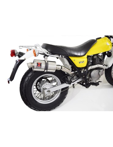 Suzuki RV 125 / RV 250 VAN VAN 2003 - 2018 Silencieux Ovale en Inox 230mm