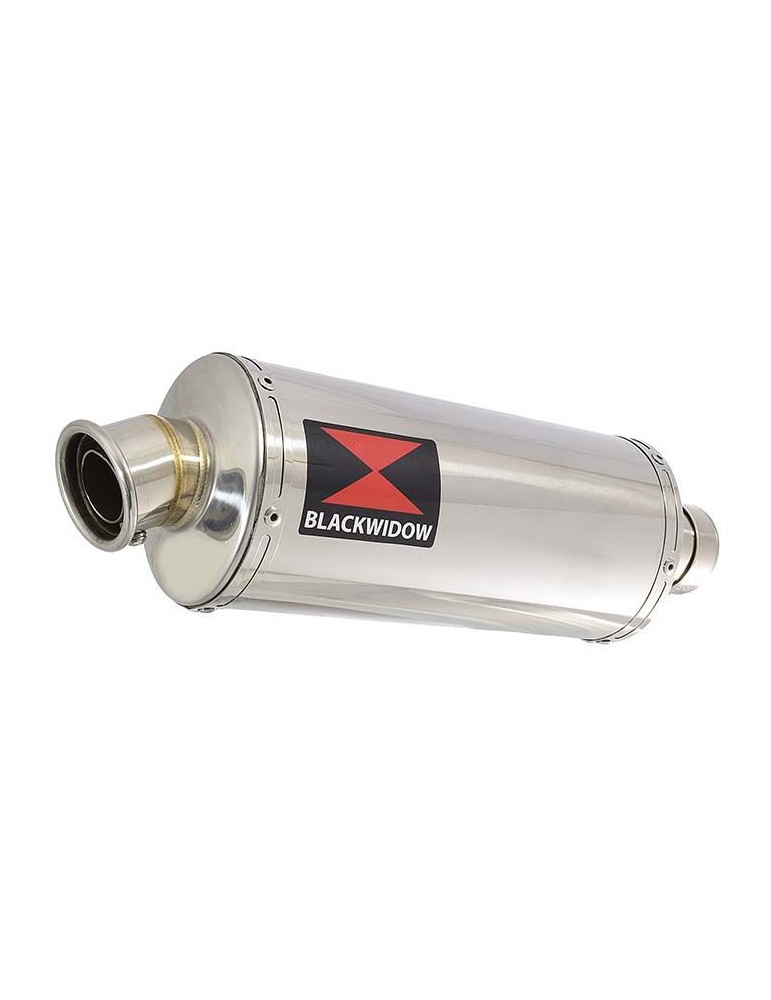 HONDA NT650 NT 650 DEAUVILLE Tube de raccord et Silencieux Ovale En Inox 300mm