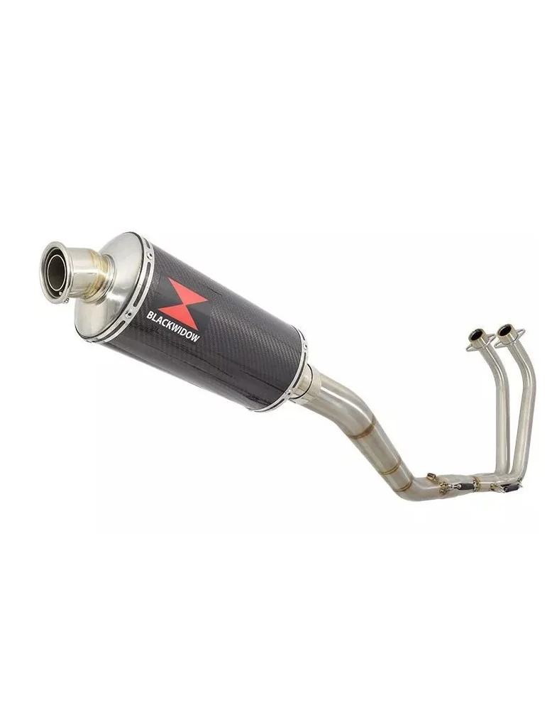 YZF R3 YZF R25 2015 - 2017 Decata Ligne complète + Silencieux Ovale En Carbone 300mm