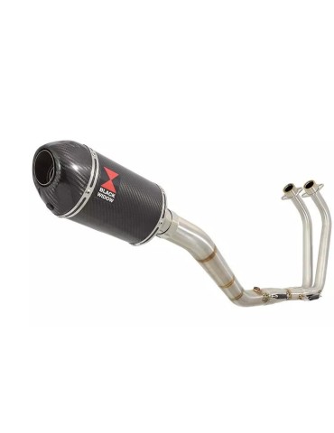YZF R3 YZF R25 2015 - 2017 Decata Ligne complète + Silencieux Ovale En Carbone 200mm