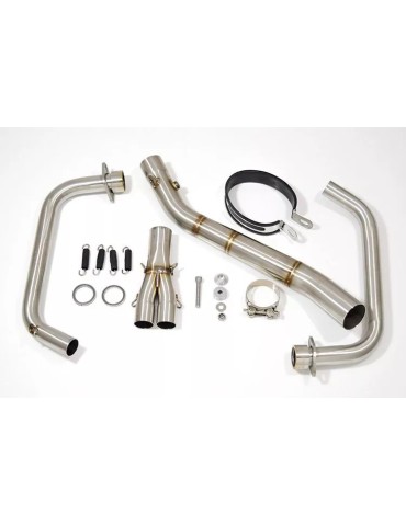 YZF R3 YZF R25 2015 - 2017 Decata Ligne complète + Silencieux Ovale En Carbone 200mm