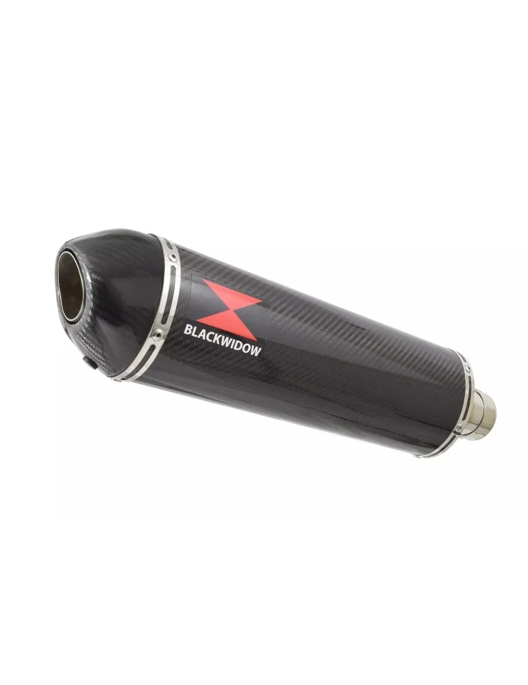 KAWASAKI ZX7R ZX-7R Ligne complète & Silencieux Ovale En Carbone 400mm