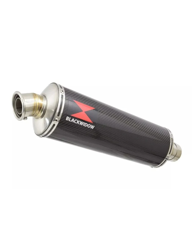 KAWASAKI ZX7R ZX-7R Ligne complète & Silencieux Ovale En Carbone 400mm