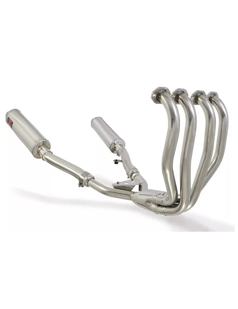 ZZR400 ZZR 400 4-2 Ligne complètes & Rond Silencieux En Inox 450mm
