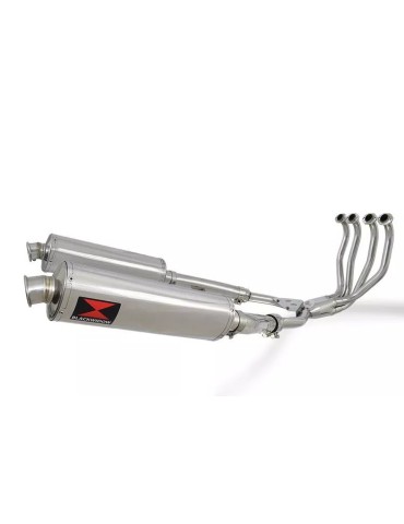 ZZR400 ZZR 400 4-2 Ligne complètes & Ovale Silencieux En Inox 400mm