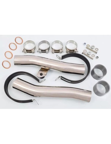 ZZR400 ZZR 400 4-2 Ligne complètes & Ovale Silencieux En Inox 400mm