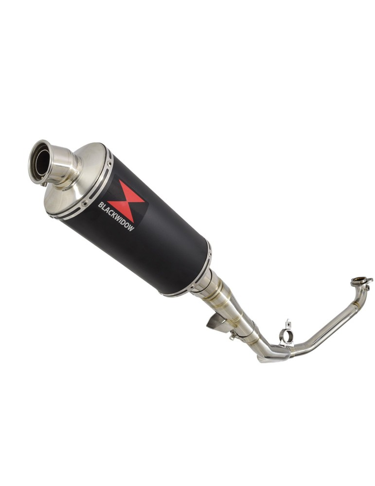Honda NC 700 750 Integra 700 750 Decata Ligne complète / Silencieux Ovale Noir Inox 300mm