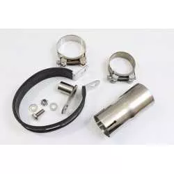 R850R ROADSTER exhaust tube de raccord et Ovale En Carbone Silencieux + carbon tip 400mm