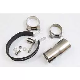 R850R ROADSTER exhaust tube de raccord et Ovale En Carbone Silencieux + carbon tip 300mm