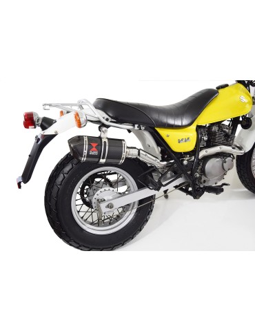 Suzuki RV 125 / RV 250 VAN VAN 2003 - 2018 Silencieux Ovale En Carbone 200mm
