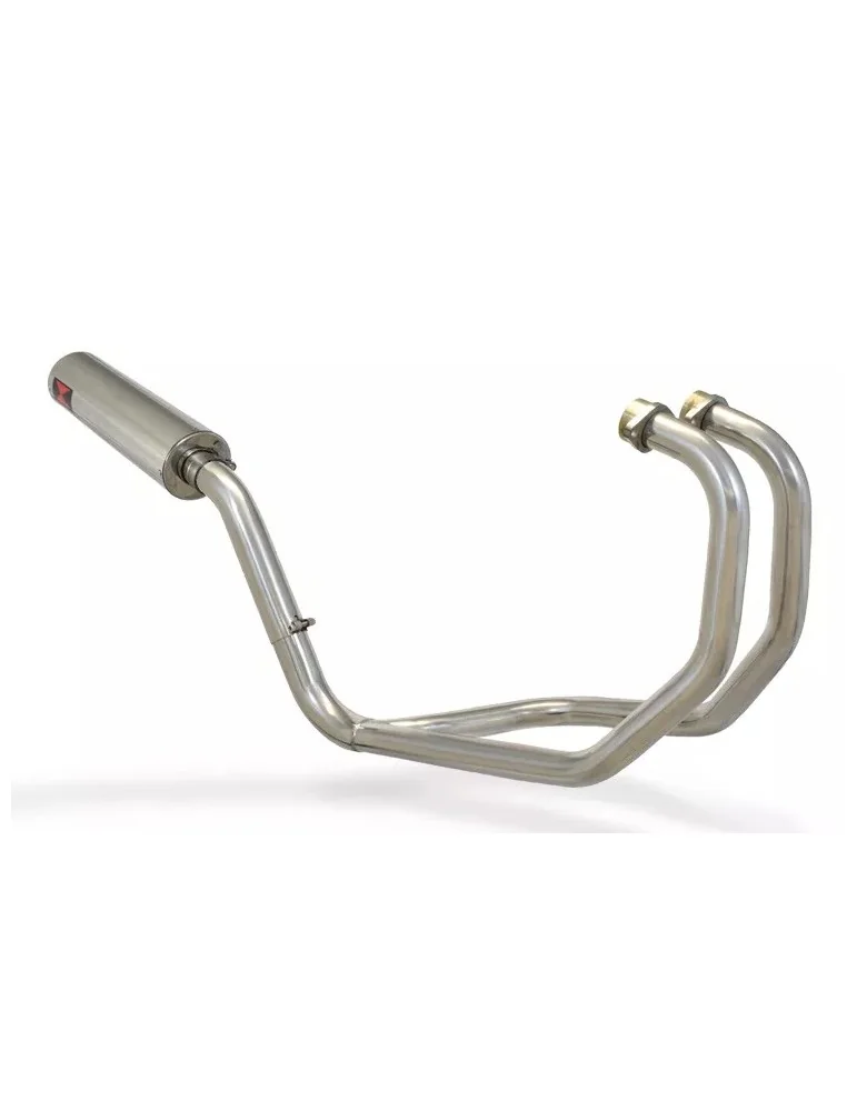 KAWASAKI KLE 500 KLE500 Ligne complète & Silencieux Rond En Inox 450mm