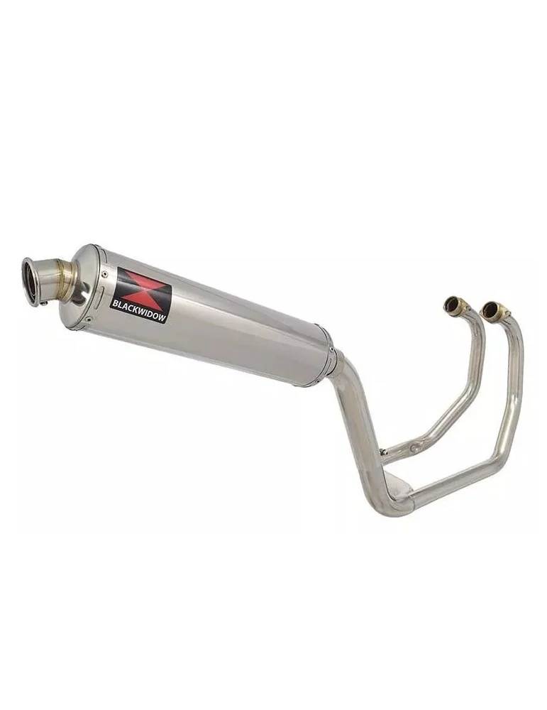 KAWASAKI KLE 500 KLE500 Ligne complète & Silencieux Rond En Inox 400mm
