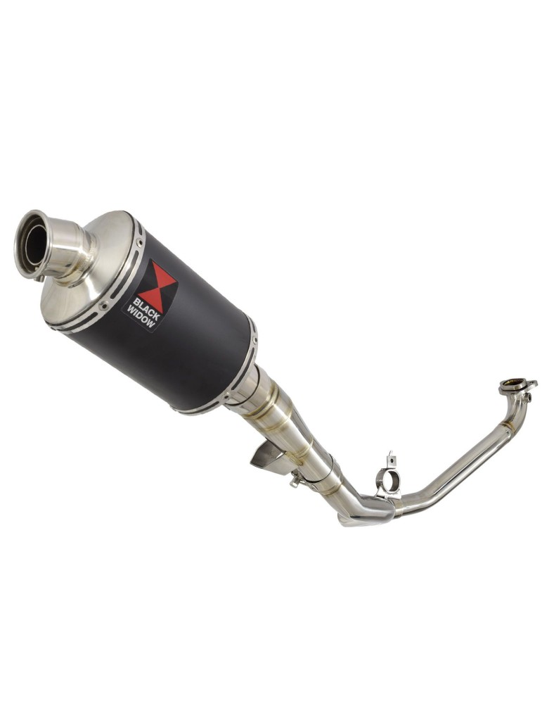Honda NC 700 750 Integra 700 750 Decata Ligne complète / Silencieux Ovale Noir Inox 230mm