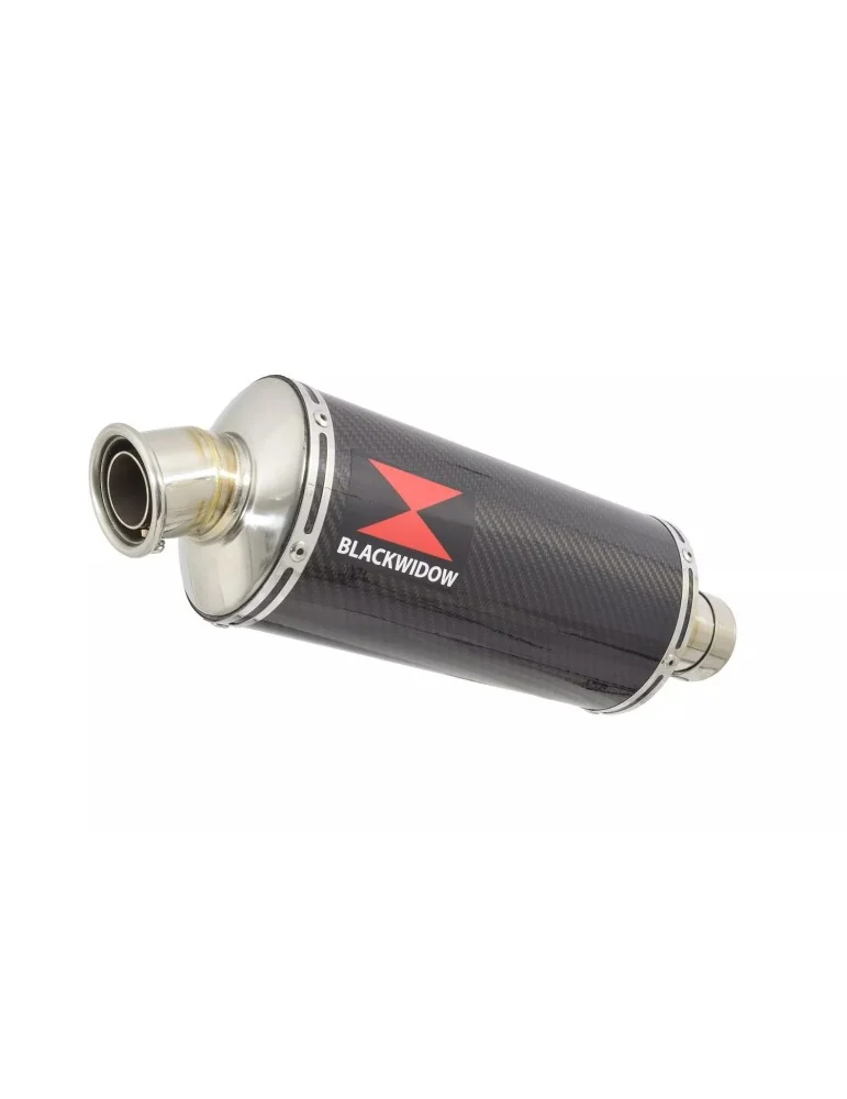 KAWASAKI ZX7R ZX-7R Ligne complète & Silencieux Ovale En Carbone 300mm