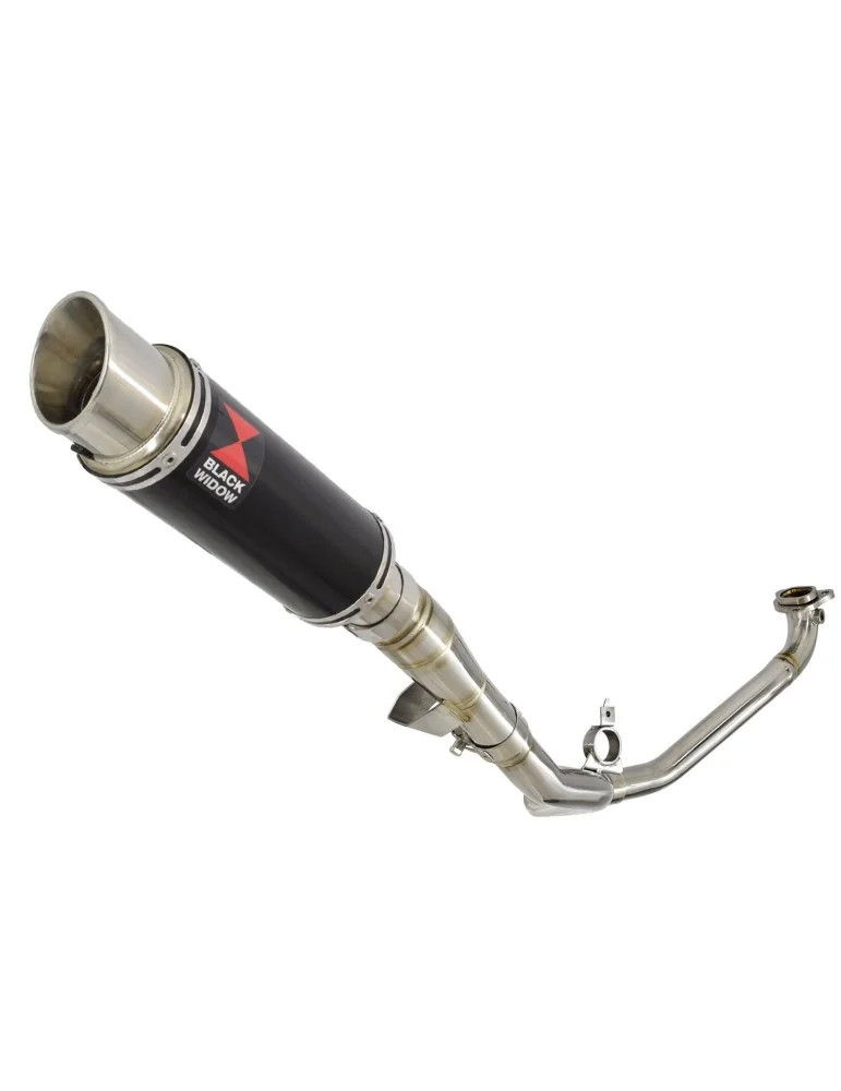 Honda NC 700 750 Integra 700 750 Decata Ligne complète / Silencieux GP Rond Noir Inox 230mm