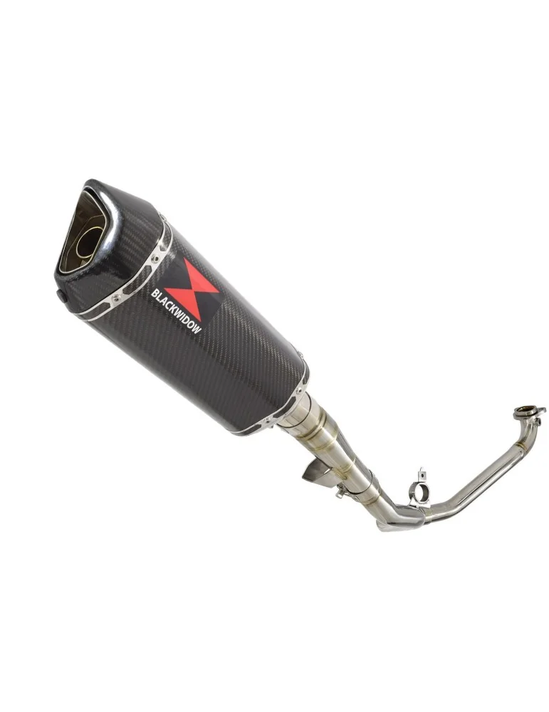 Honda NC 700 750 Integra 700 750 Decata Ligne complète / Silencieux Hexagonale Carbone 300mm